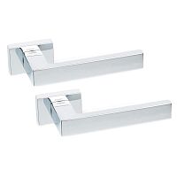 Ручки на розеті TUPAI Square 2275 RT (3045-1999) хром полірований